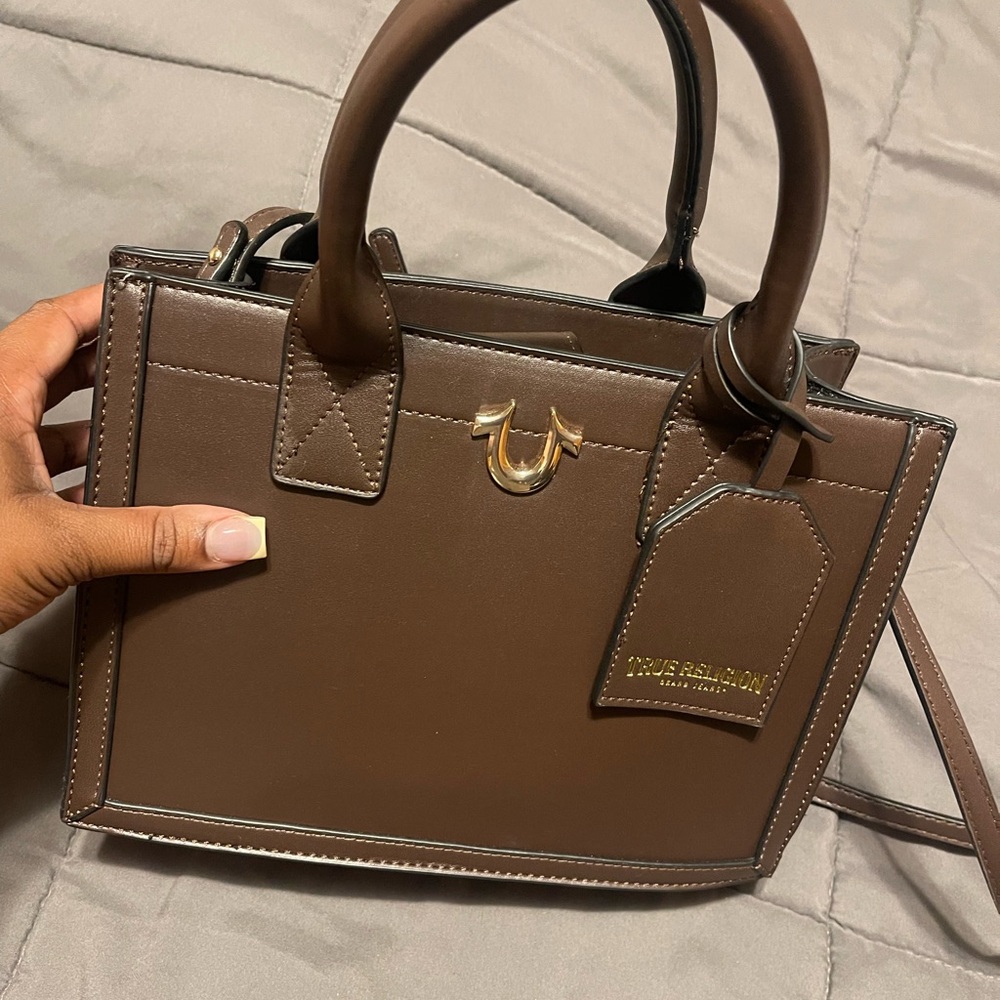 True Religion Chocolate Brown Satchel